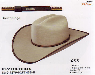 Foothills Wool Cowboy hat